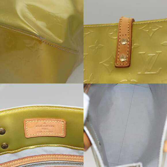 LOUIS VUITTON Monogram Vernis Reade MM Hand Bag Gris M91142 - Picture 11 of 13